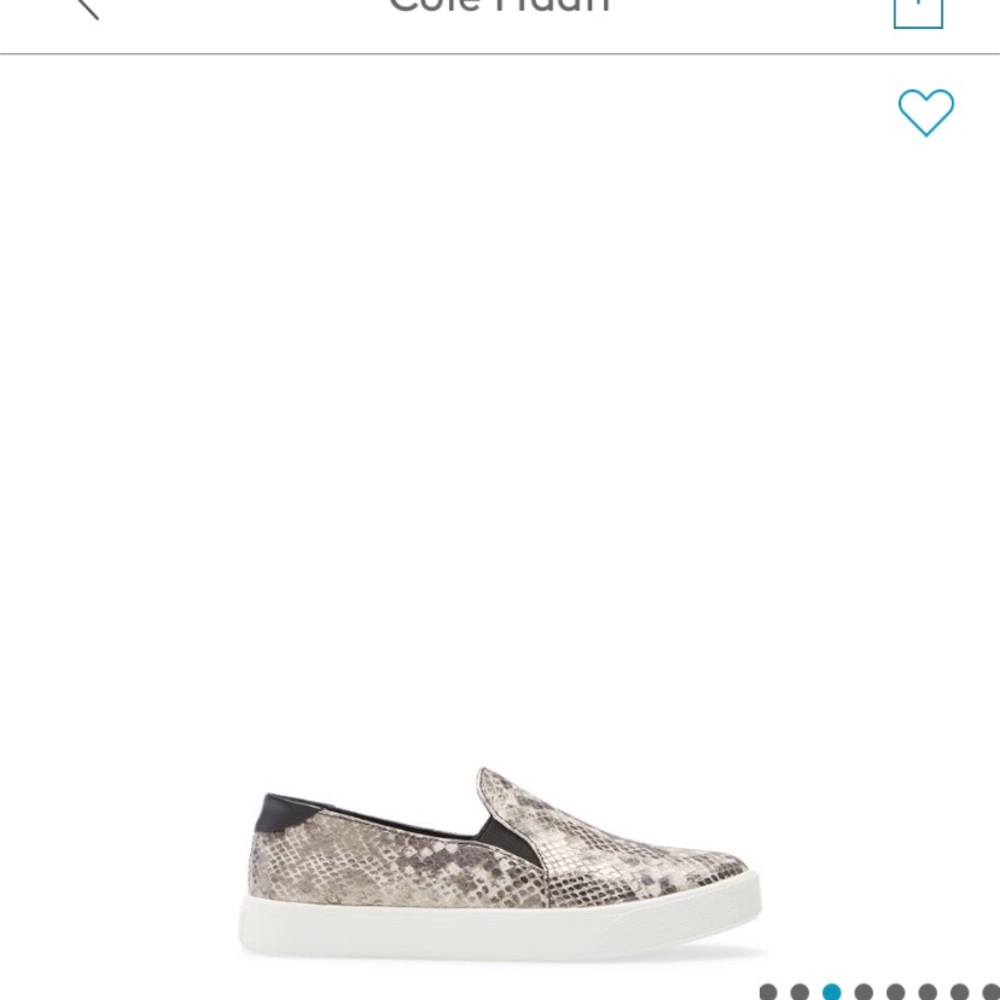 Cole Haan GrandPro Spectator snake print sz8